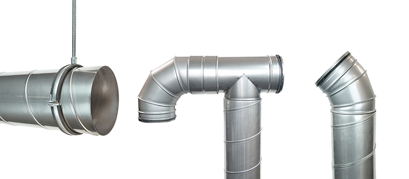 Всички елементи на тръбите от неръждаема стомана Dalap, свързани помежду си, създават напълно функционална и устойчива вентилационна система